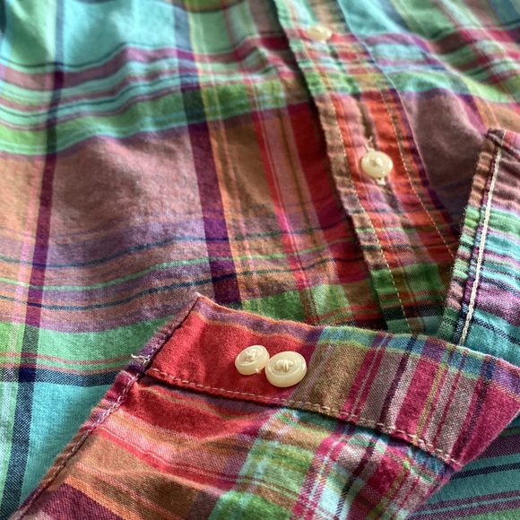 Boys Ralph Lauren Button Down Plaid Dress Shirt - Picture 4 of 7